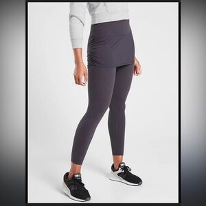Athleta Women's Dark Gray/ Purpleish  Leggings